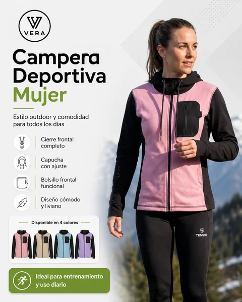 Campera Deportiva Mujer